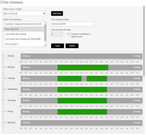 Schedules Wizard